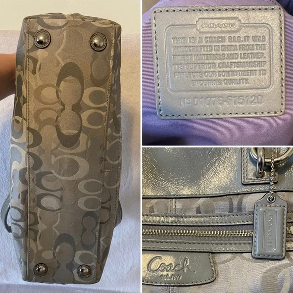 Coach EUC Penelope Signature Tote Bag - Picture 3 of 7